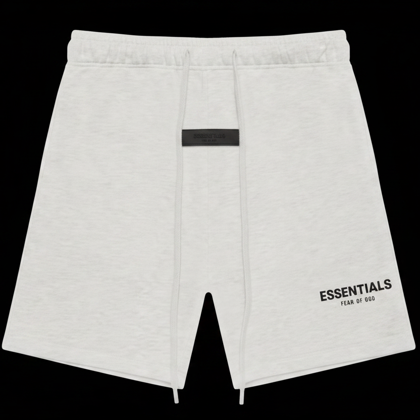 White Shorts - Black Background